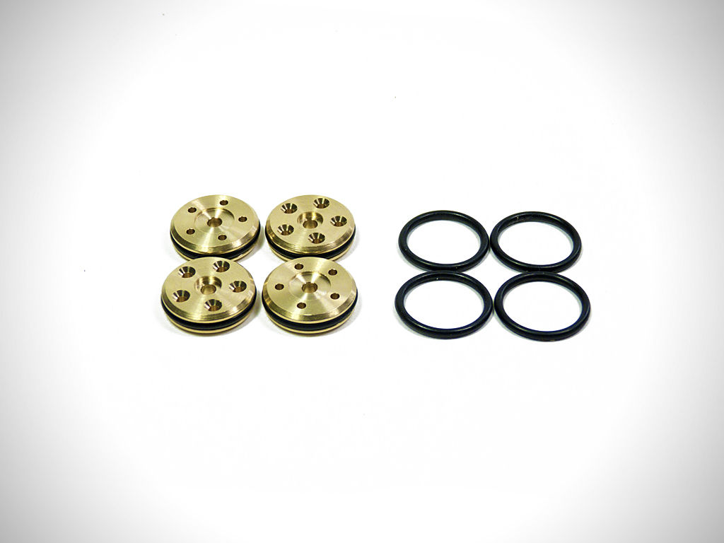 V3 Brass 16mm Tapered 5-Hole Piston Set (5x1.5mm) (Discontinued)
