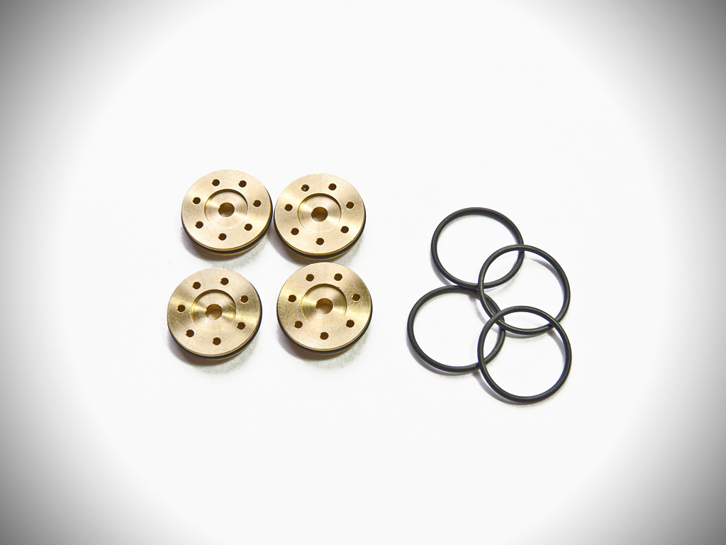 V1 Brass 15mm Tapered 7-Hole Piston Set (7 x 1.15mm) (Discontinu - Click Image to Close