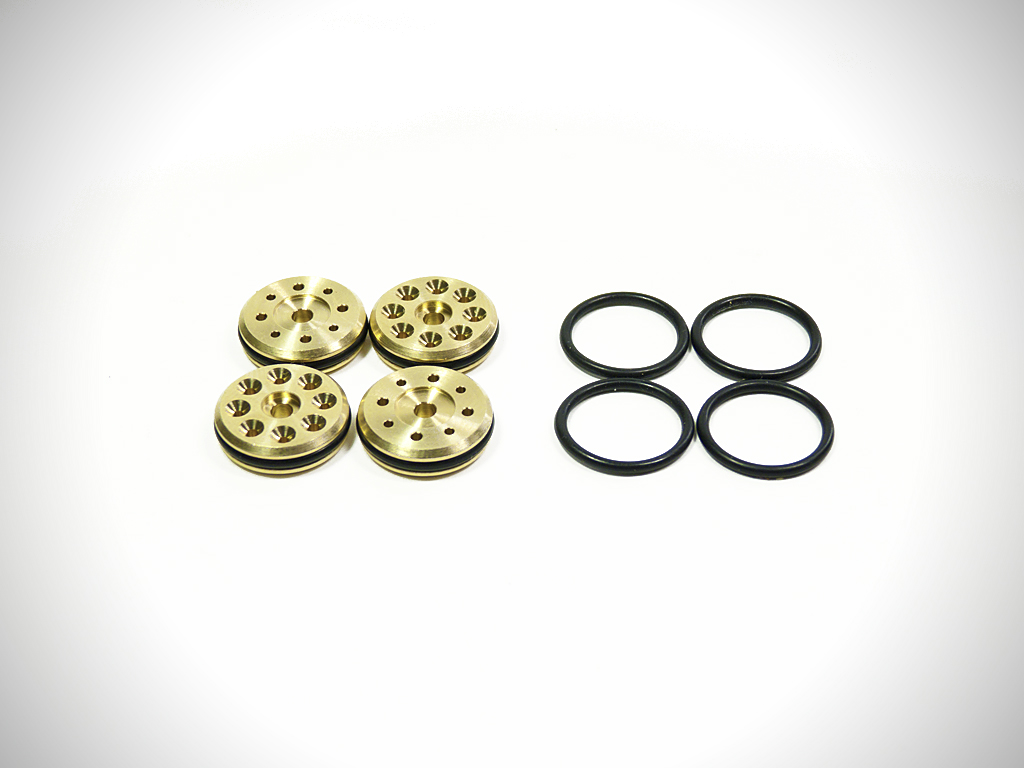 V3 Brass 16mm Tapered 8-Hole Piston Set (4x1.15mm, 4x1.35mm) (Di - Click Image to Close